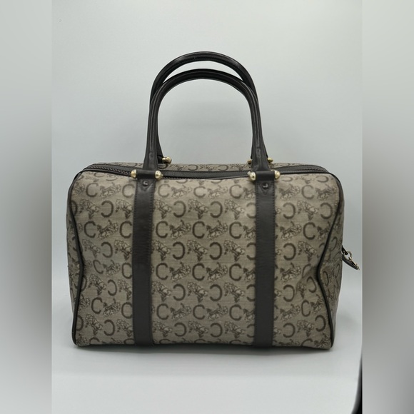 Celine Vintage C Macadam Carriage Boston Handbag EUC - Picture 3 of 16